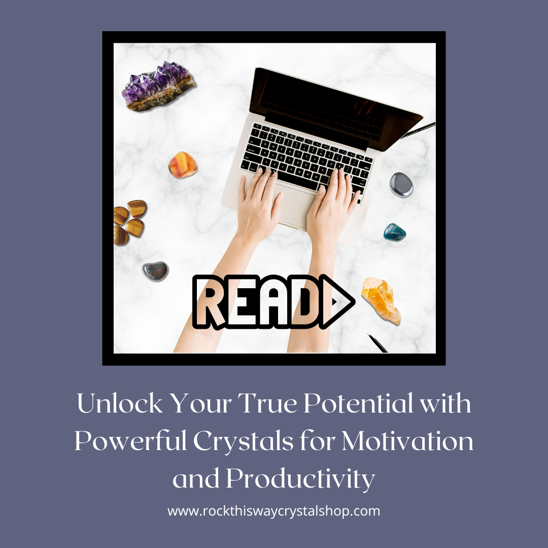 Working on the Computer with Crystals for Motivation and Productivity