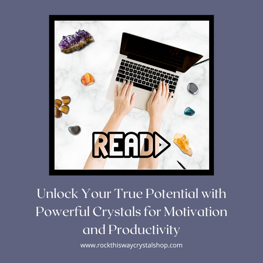 Working on the Computer with Crystals for Motivation and Productivity