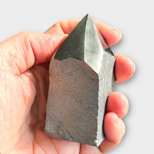 Hematite Top Polished Point