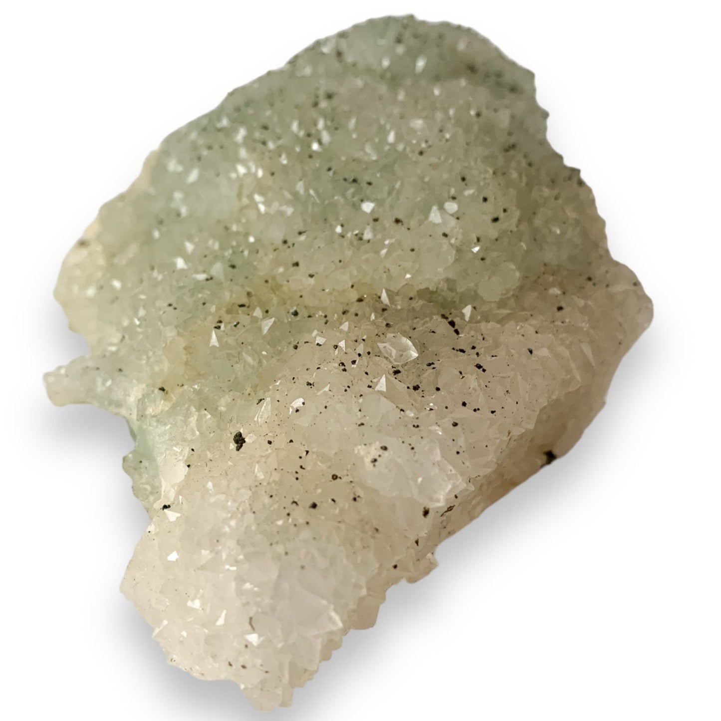 Prehnite with Fluorite - Ethically Sourced