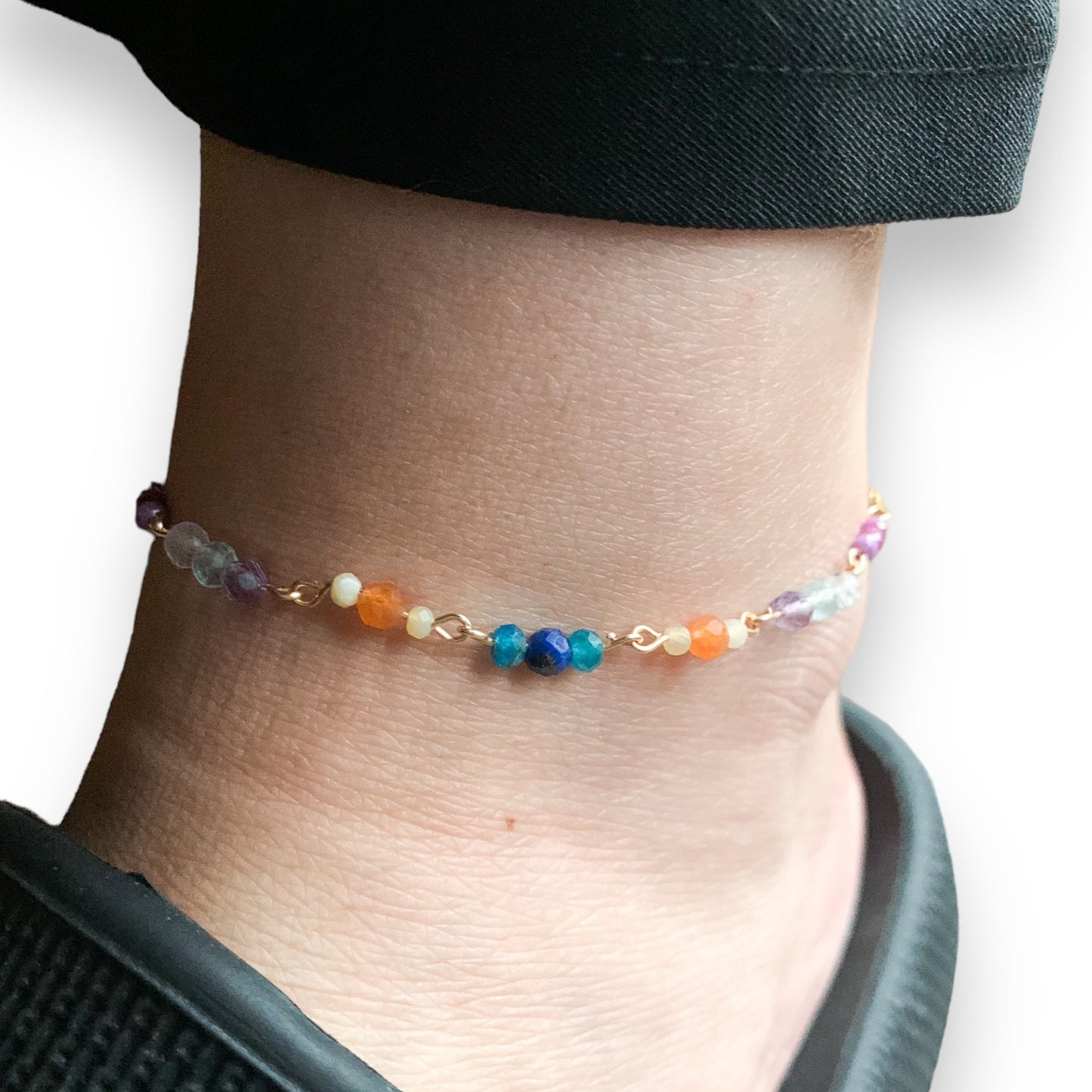 Joy Natural Crystal Anklet