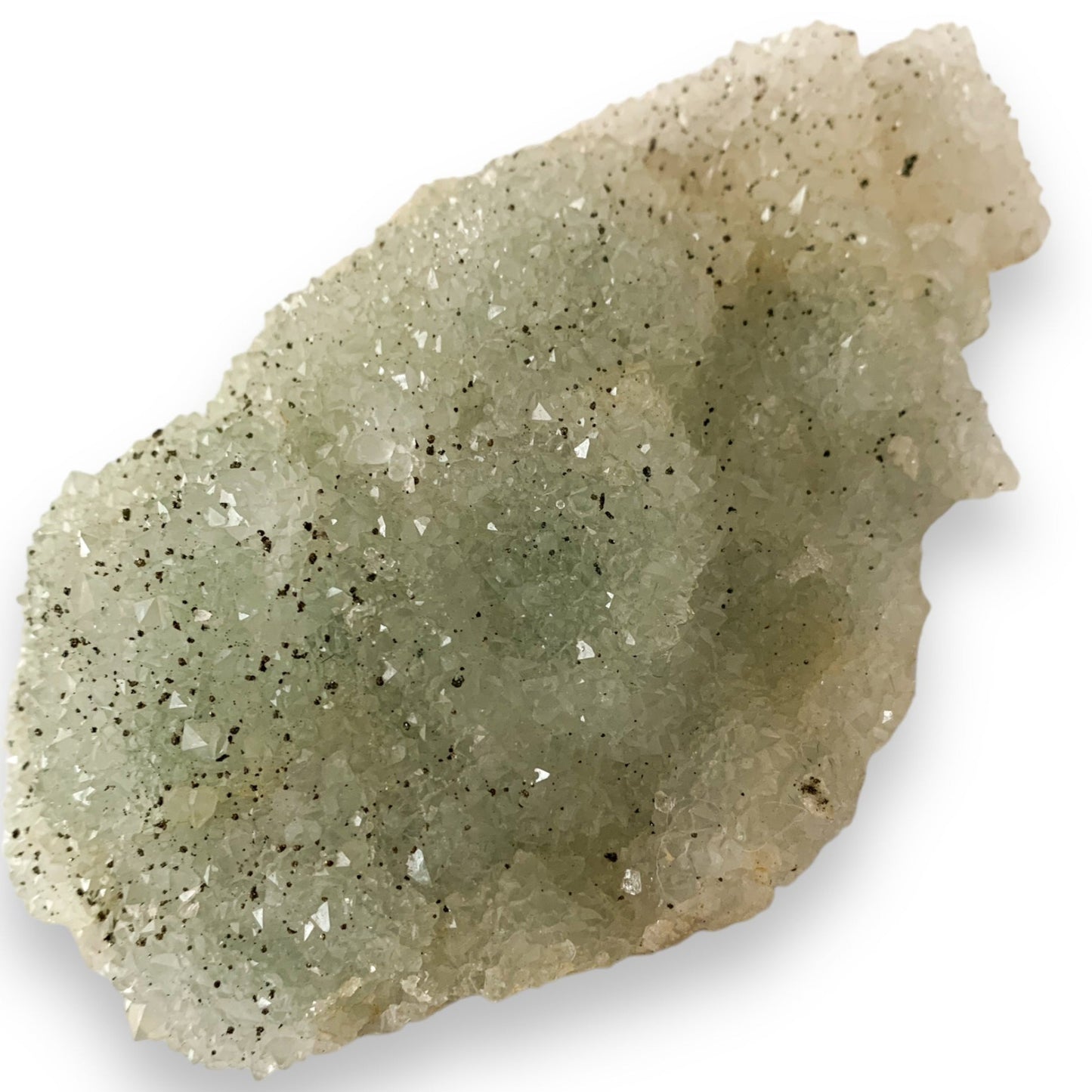 Prehnite with Fluorite - Ethically Sourced