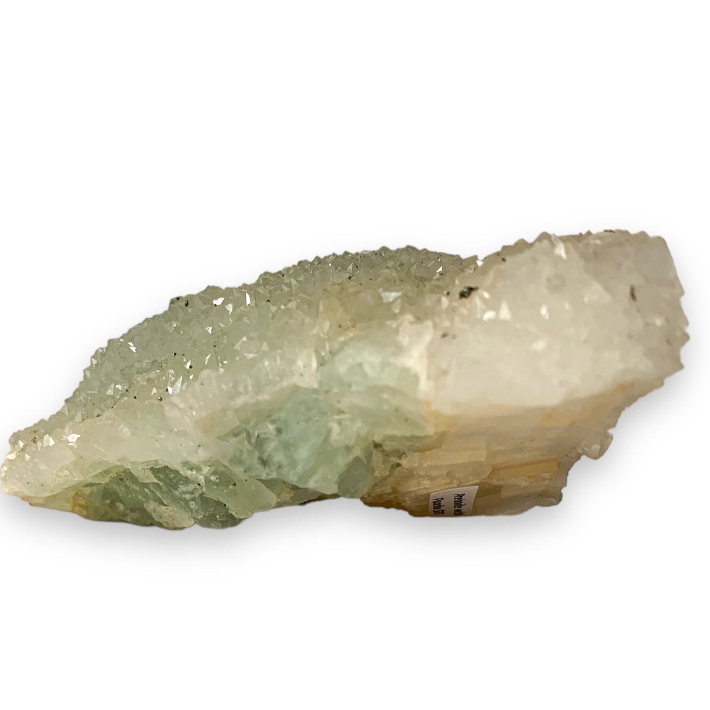 Prehnite with Fluorite - Ethically Sourced