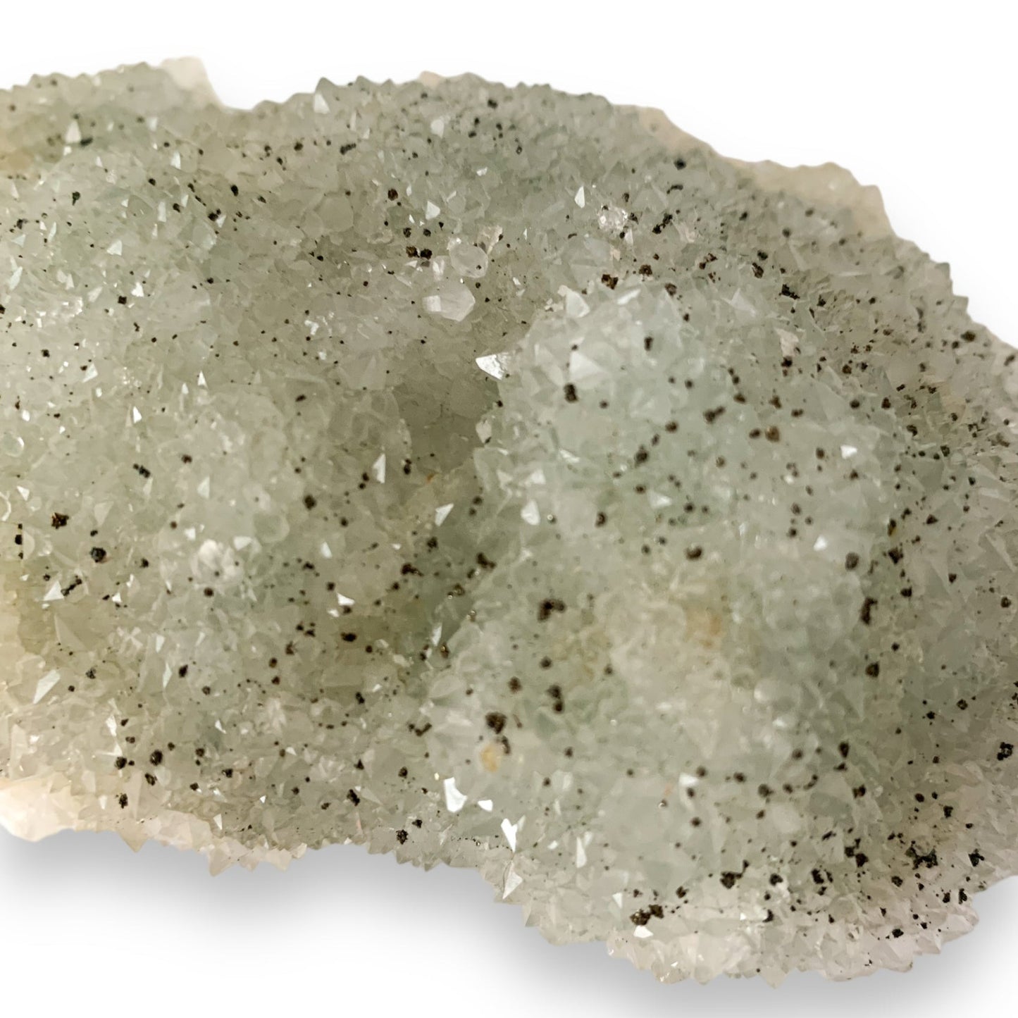 Prehnite with Fluorite - Ethically Sourced