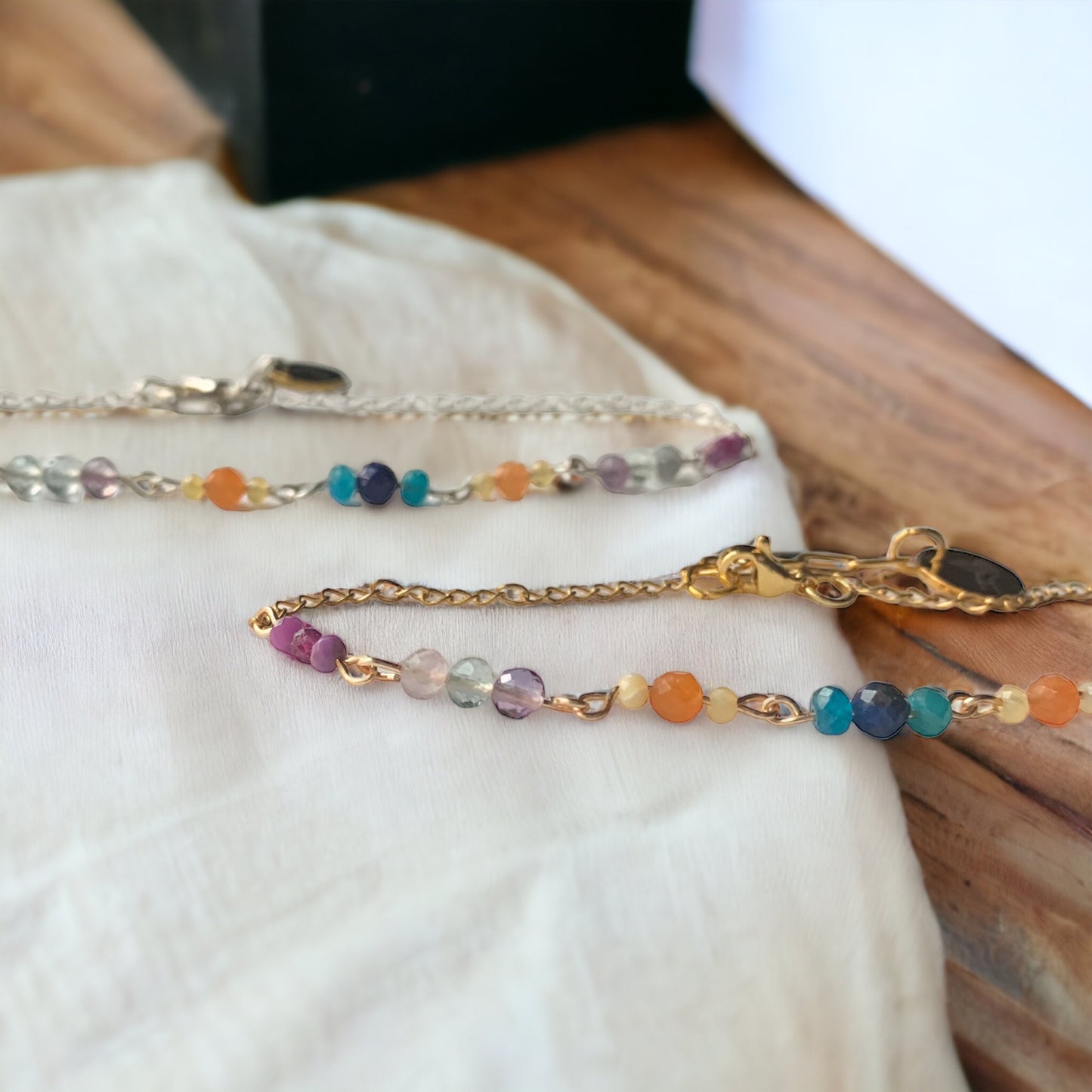 Joy Natural Crystal Anklet