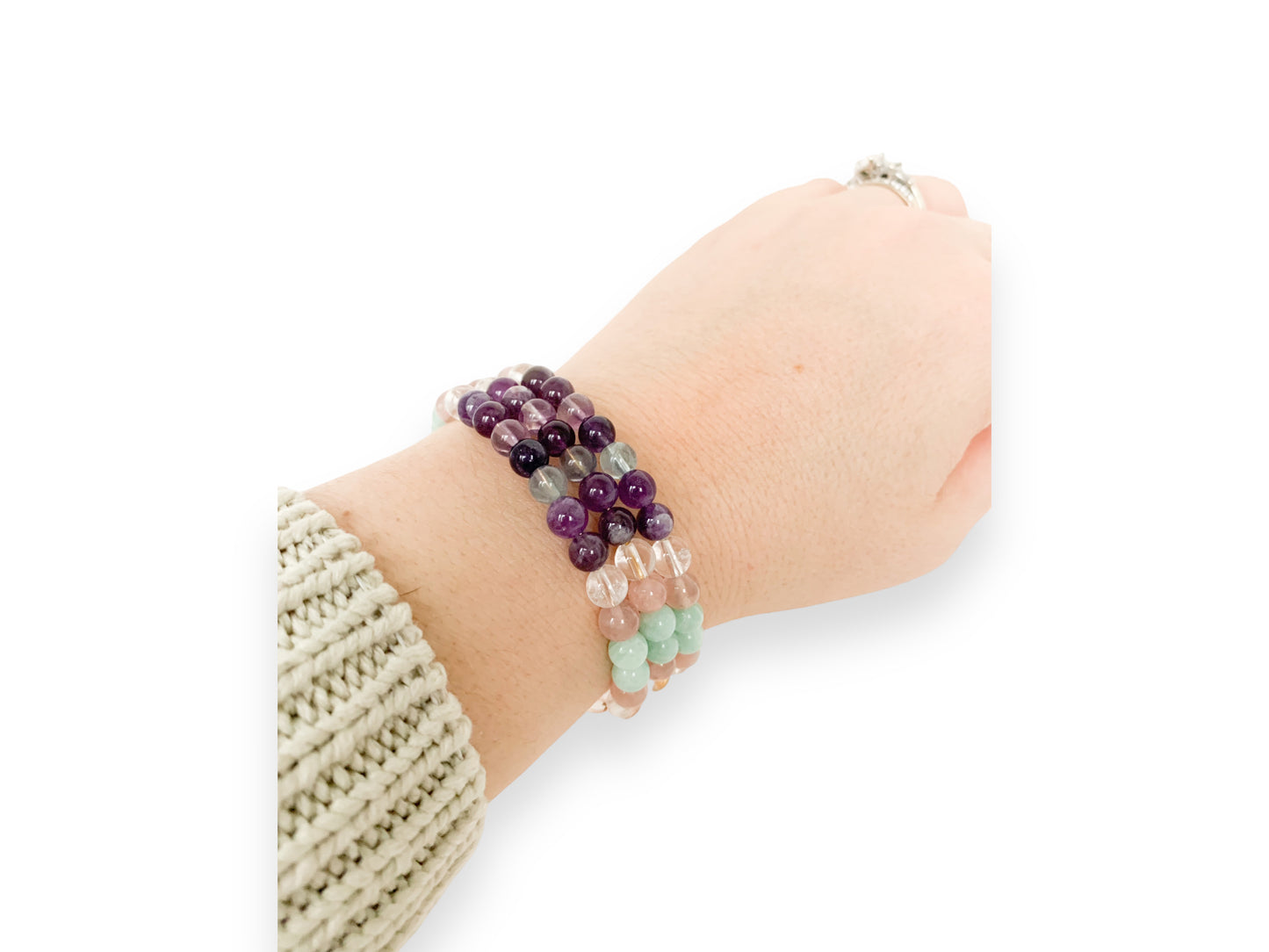 Pisces Zodiac Crystal Charm Bracelet