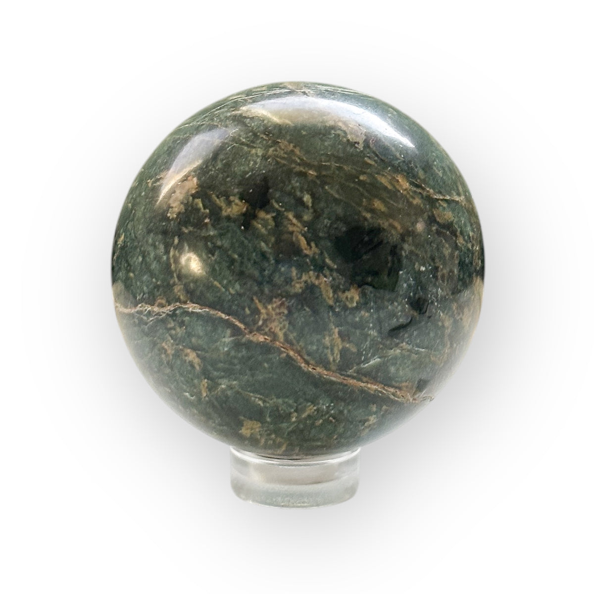Blue Apatite Sphere 1.7" with Stand – Crystal for Clarity & Motivation