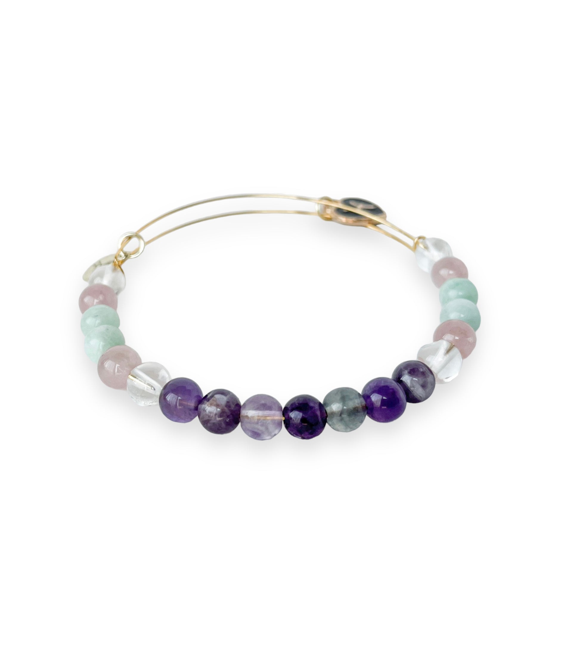 Pisces Bracelet with Clear Quartz for clarity and healing.
