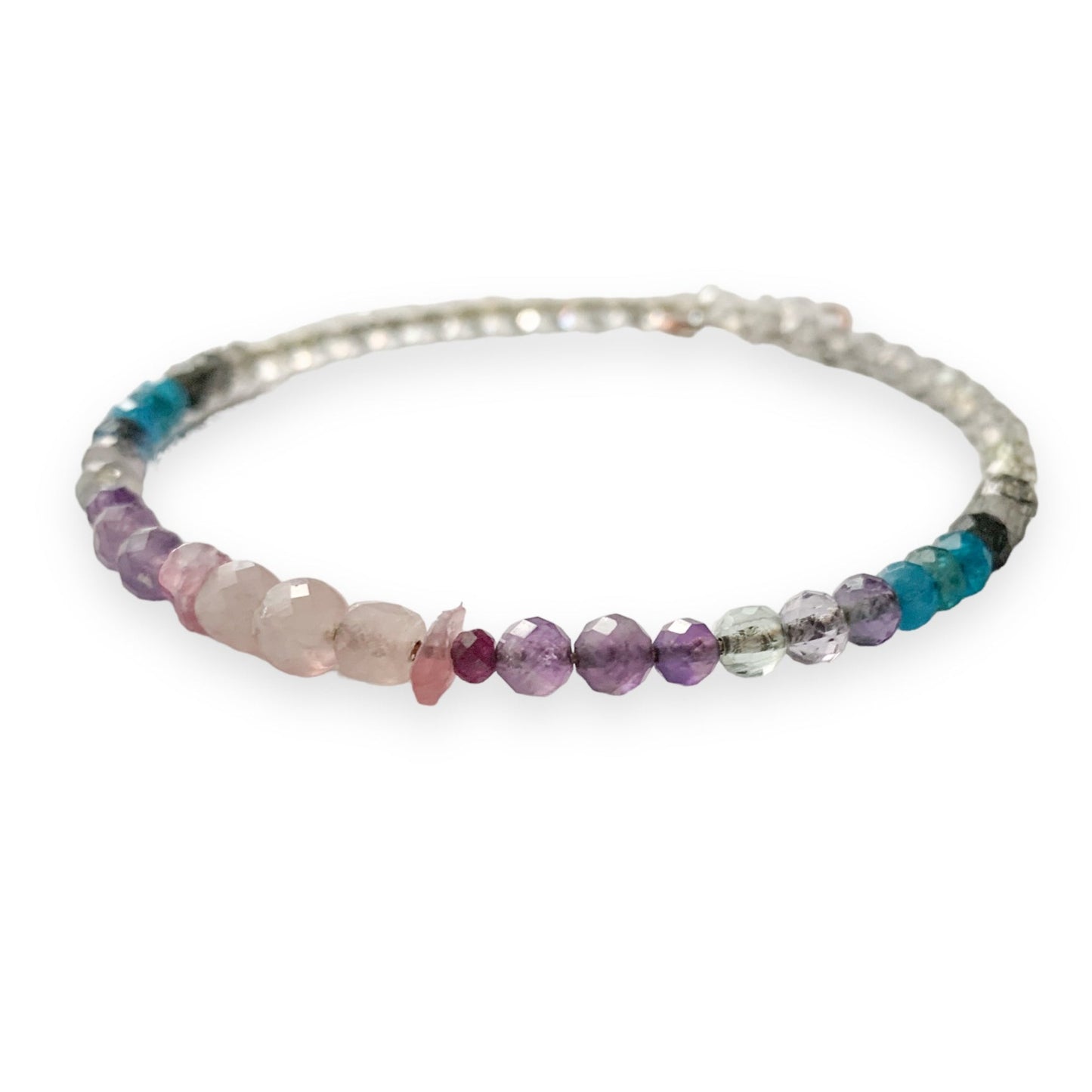 Serenity Natural Crystal Wrap Bracelet