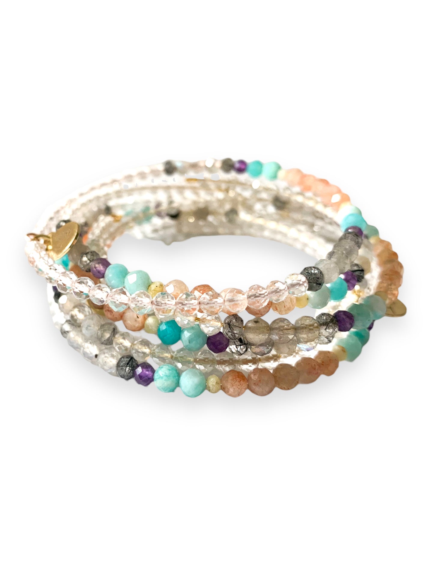 Inspiration Natural Crystal Wrap Bracelet