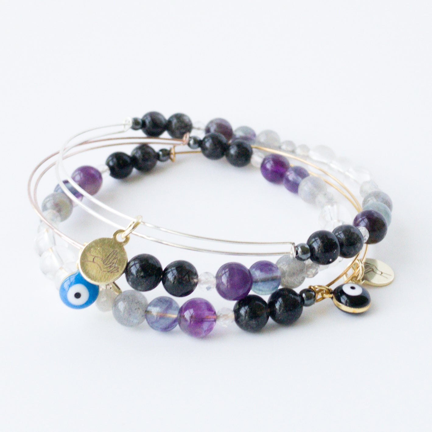 Protection Crystal Charm Bracelet