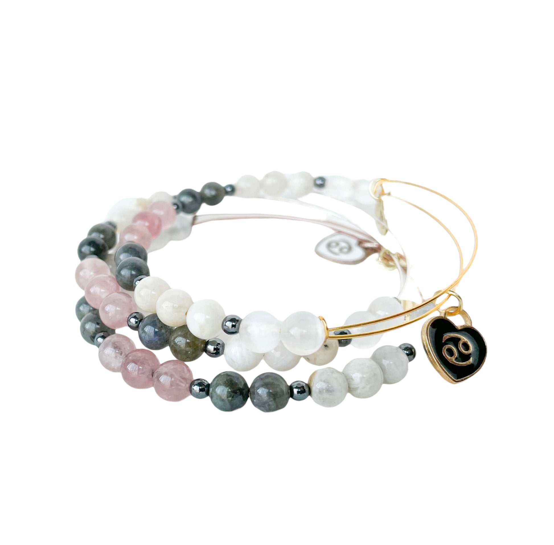 Wearing the Cancer Bracelet as a stylish symbol of courage.