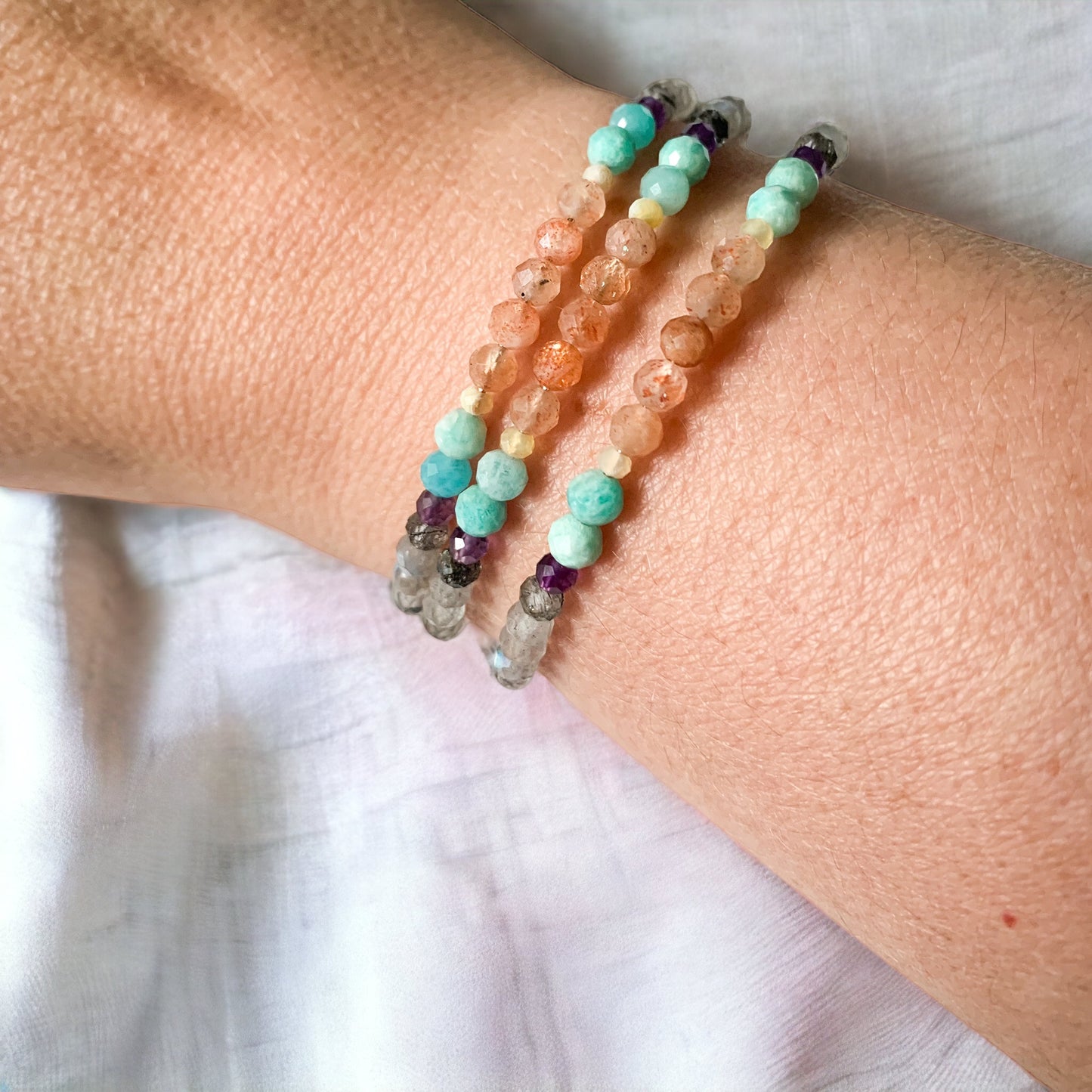 Inspiration Natural Crystal Wrap Bracelet