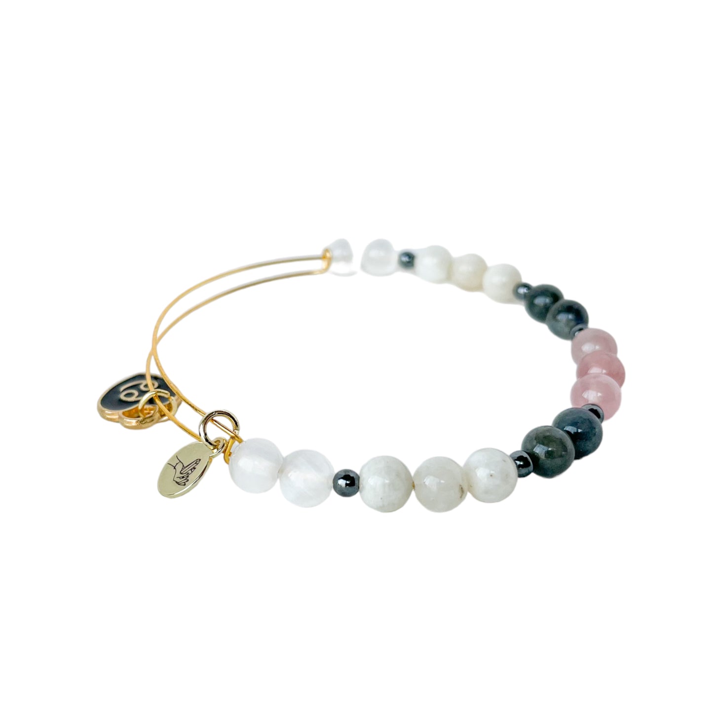 Cancer Zodiac Crystal Charm Bracelet
