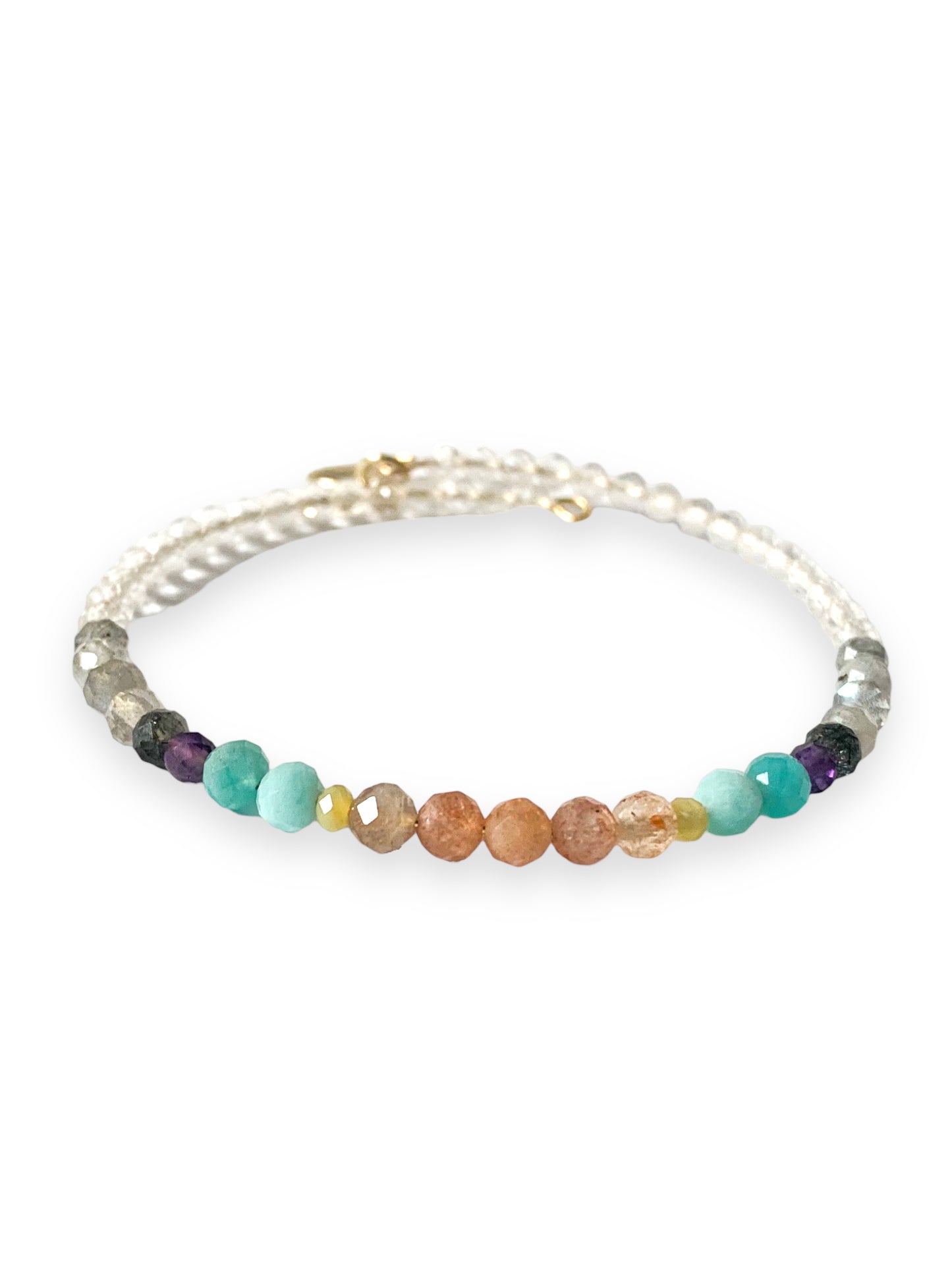 Inspiration Natural Crystal Wrap Bracelet