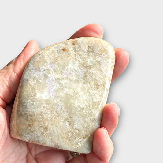 Natural Hackmanite crystal from Afghanistan with soft lilac tones