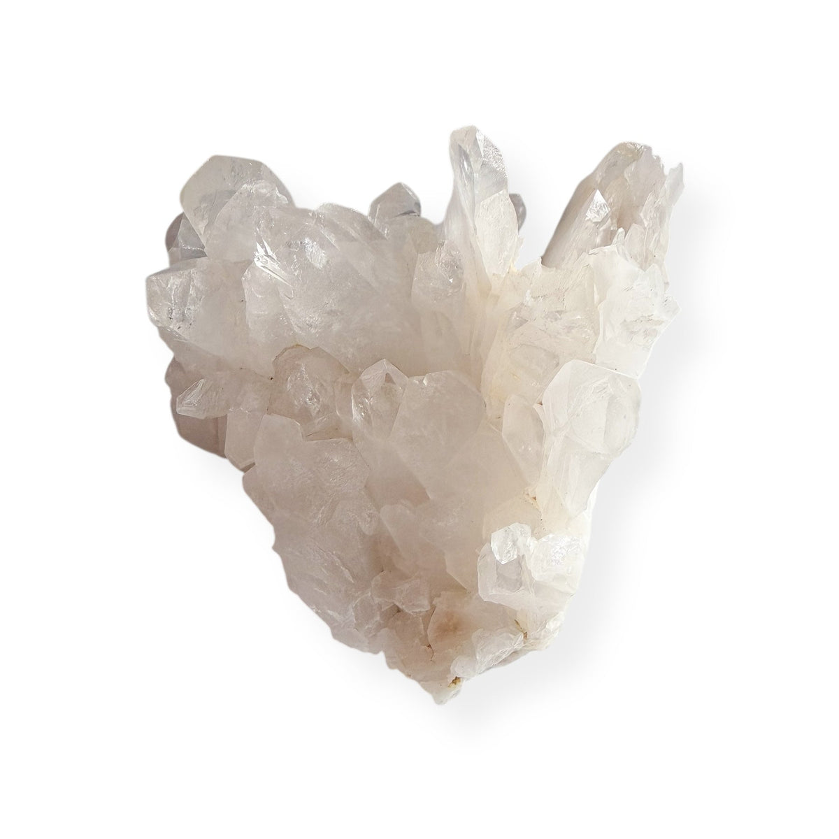 Top view of Clear Quartz Cluster with multiple points