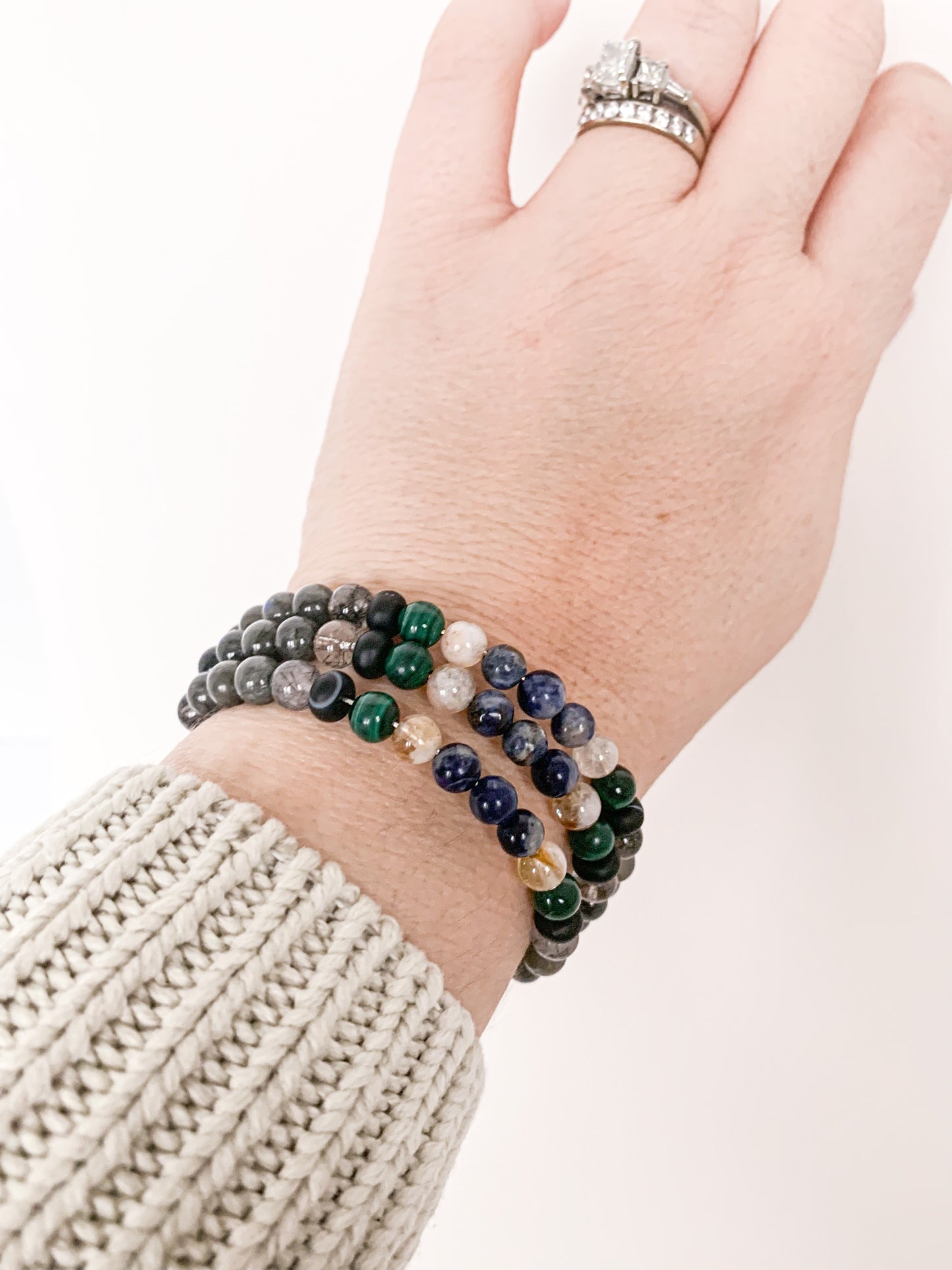 Scorpio Zodiac Crystal Charm Bracelet
