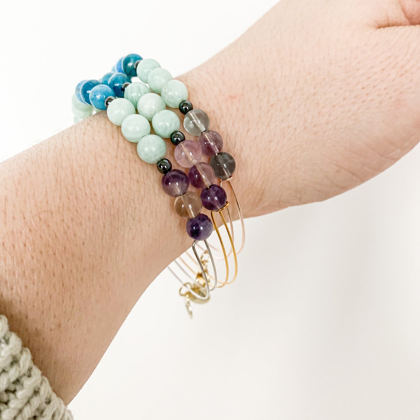 Relief Crystal Healing Bracelet
