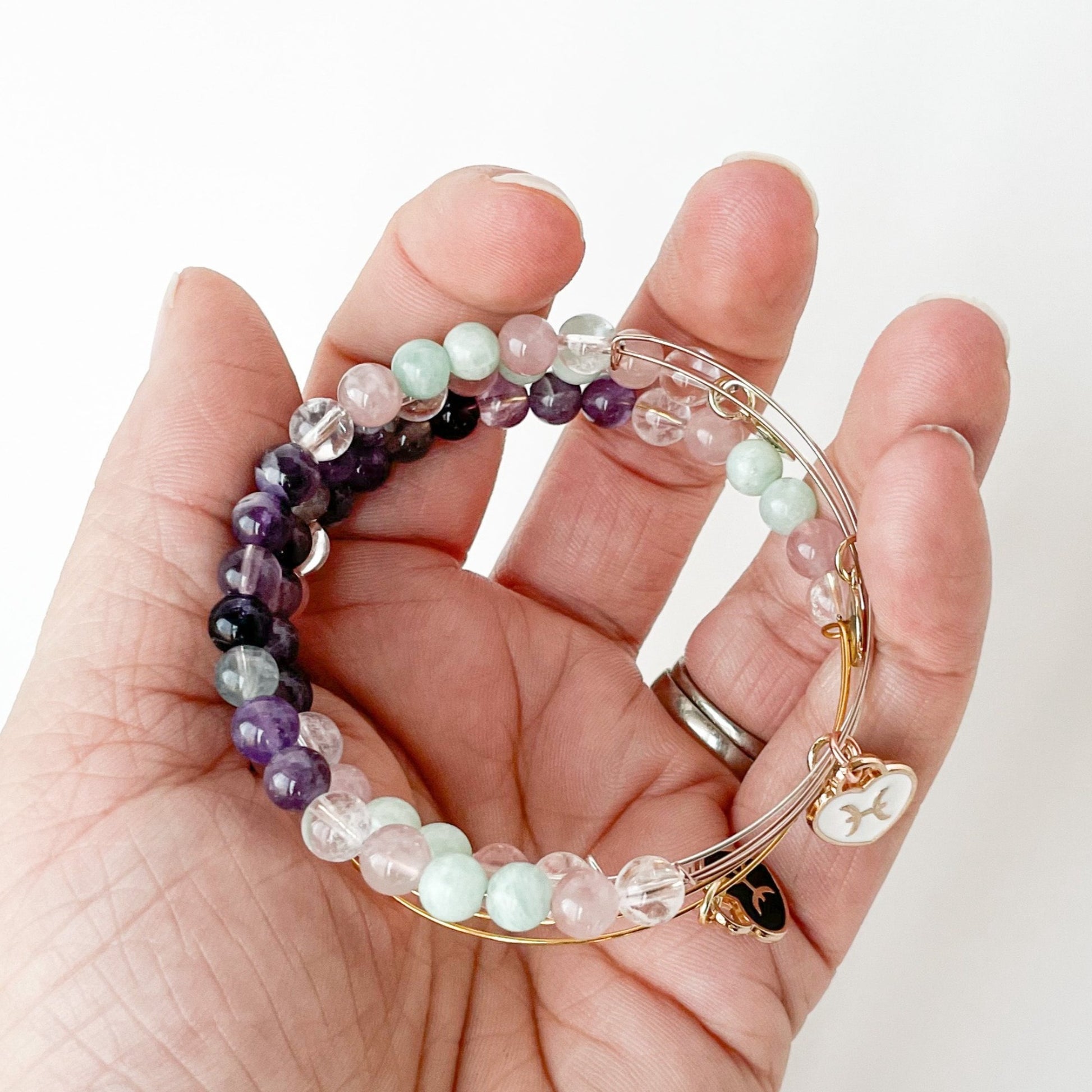 Vibrant Pisces Bracelet symbolizing imagination and intuition.