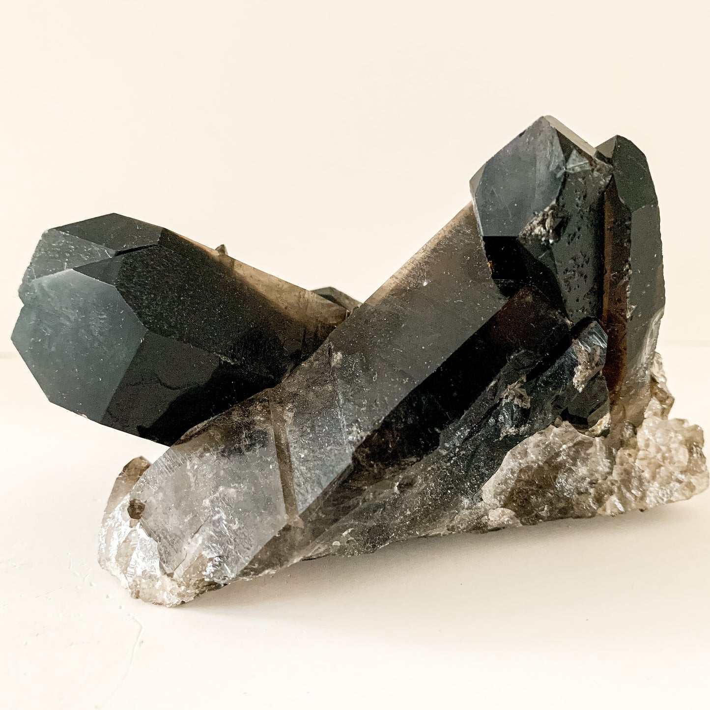 Healing Smoky Quartz crystal formation