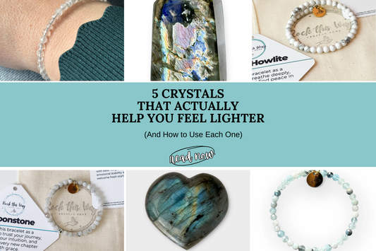 5 Crystals That Actually Help You Feel Lighter (And How to Use Each One) | Rock This Way Crystal Shop