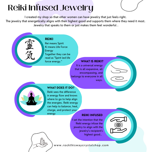 Reiki Infused Jewelry Infographic