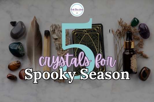 Spooky Season Crystals: 5 Stones That Match Halloween Energy | Rock This Way Crystal Shop