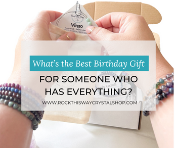 What's the Best Birthday Gift for Someone Who Has Everything? Holding a gift Virgo Bracelet 