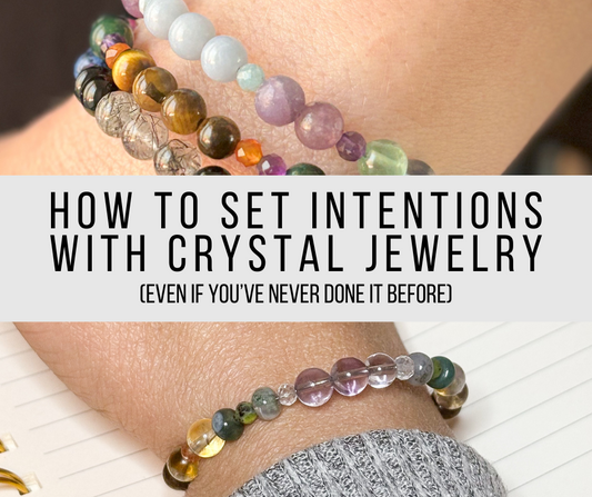 handcrafted intention crystal jewelry 