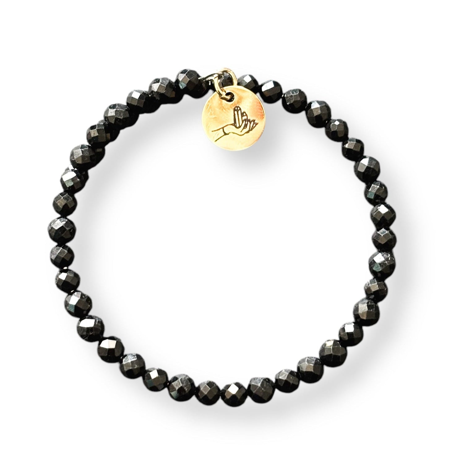 Black Tourmaline Crystal Wrap Bracelet | Gift for Her | Rock This Way