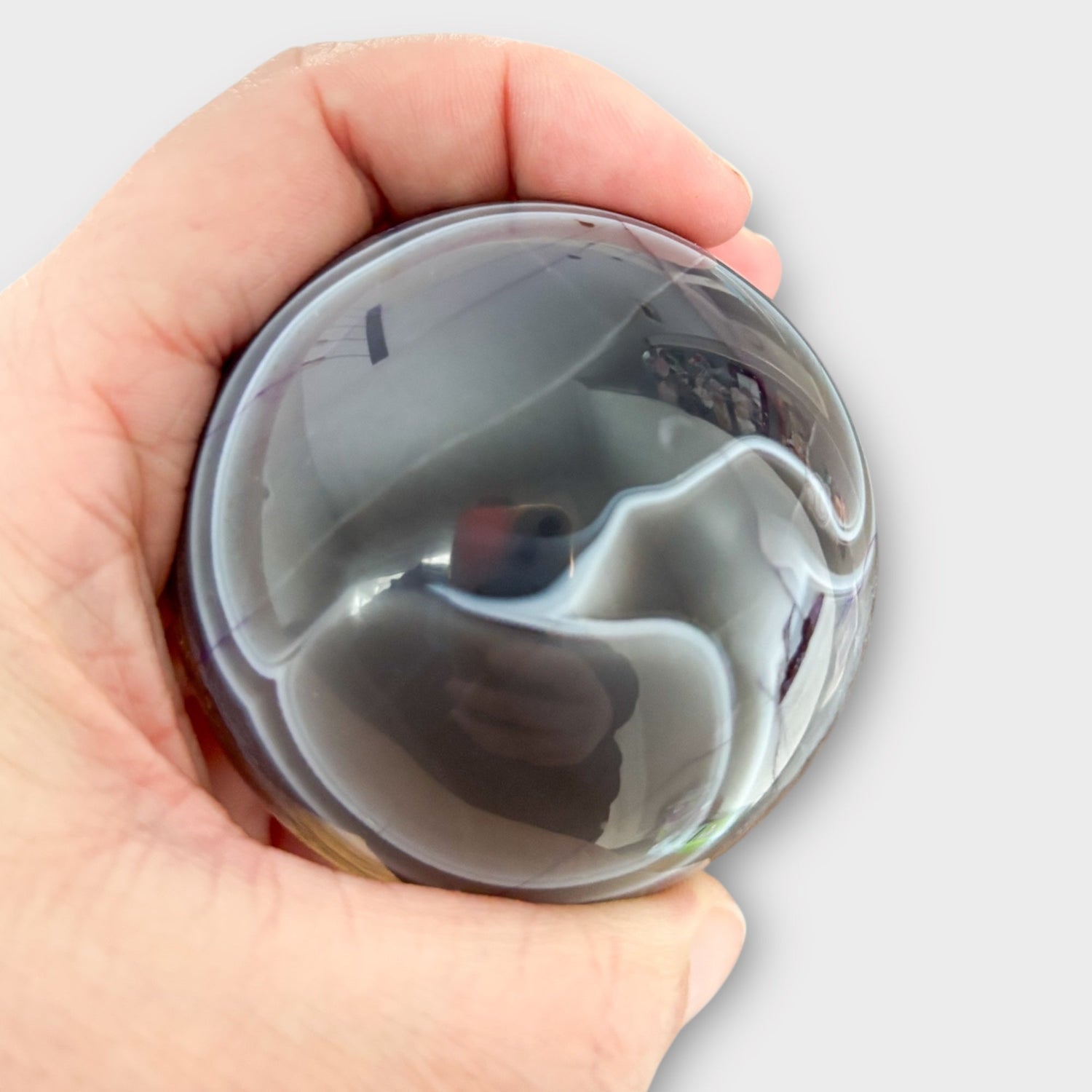 Polished Tumble Agate Sphere | Agate | Rock This Way
