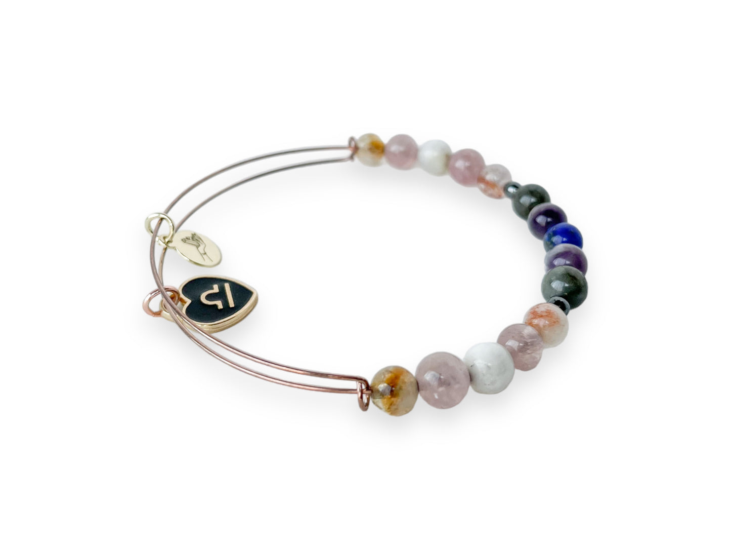 Libra Zodiac Crystal Charm Bracelet