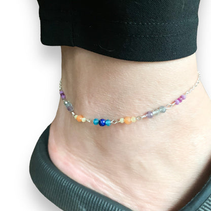 Joy Natural Crystal Anklet
