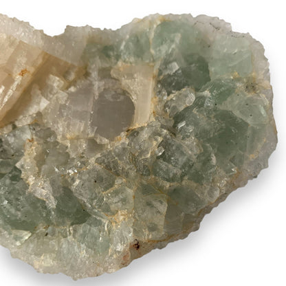 Prehnite with Fluorite - Ethically Sourced