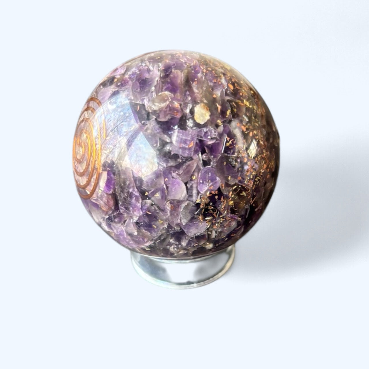 Amethyst Orgone Sphere