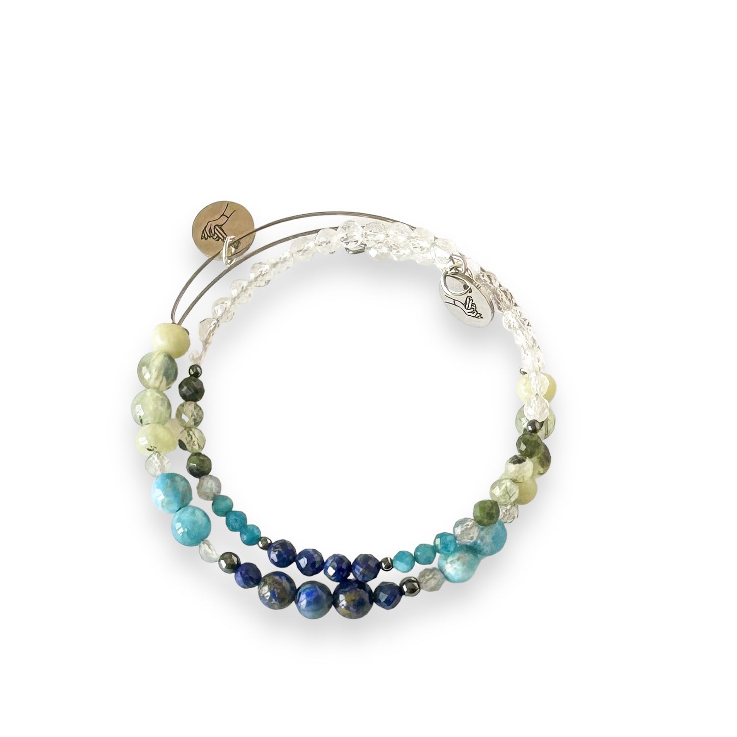 Handcrafted wrap bracelet for emotional stability
