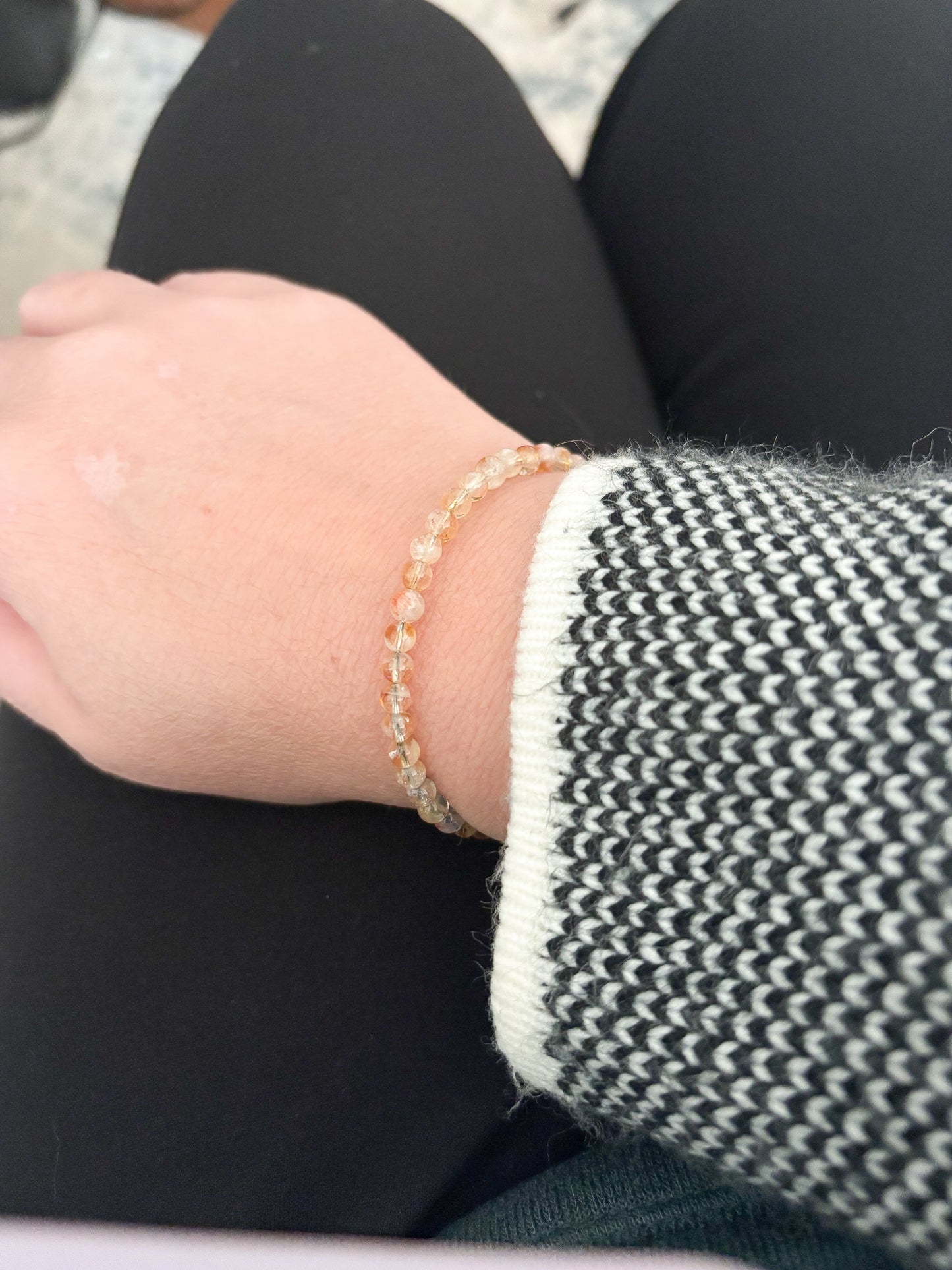 Citrine Wrap Bracelet – 4mm