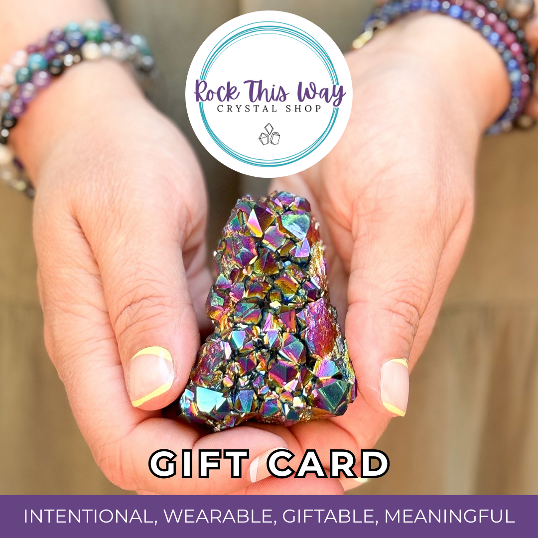 Rock This Way Digital Gift Card – instant email delivery, meaningful crystal jewelry gift.