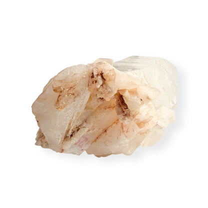 Large Clear Quartz Cluster with visible crystal points and subtle inclusions