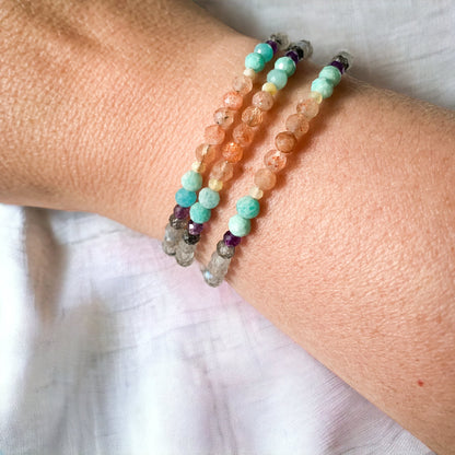 Inspiration Natural Crystal Wrap Bracelet