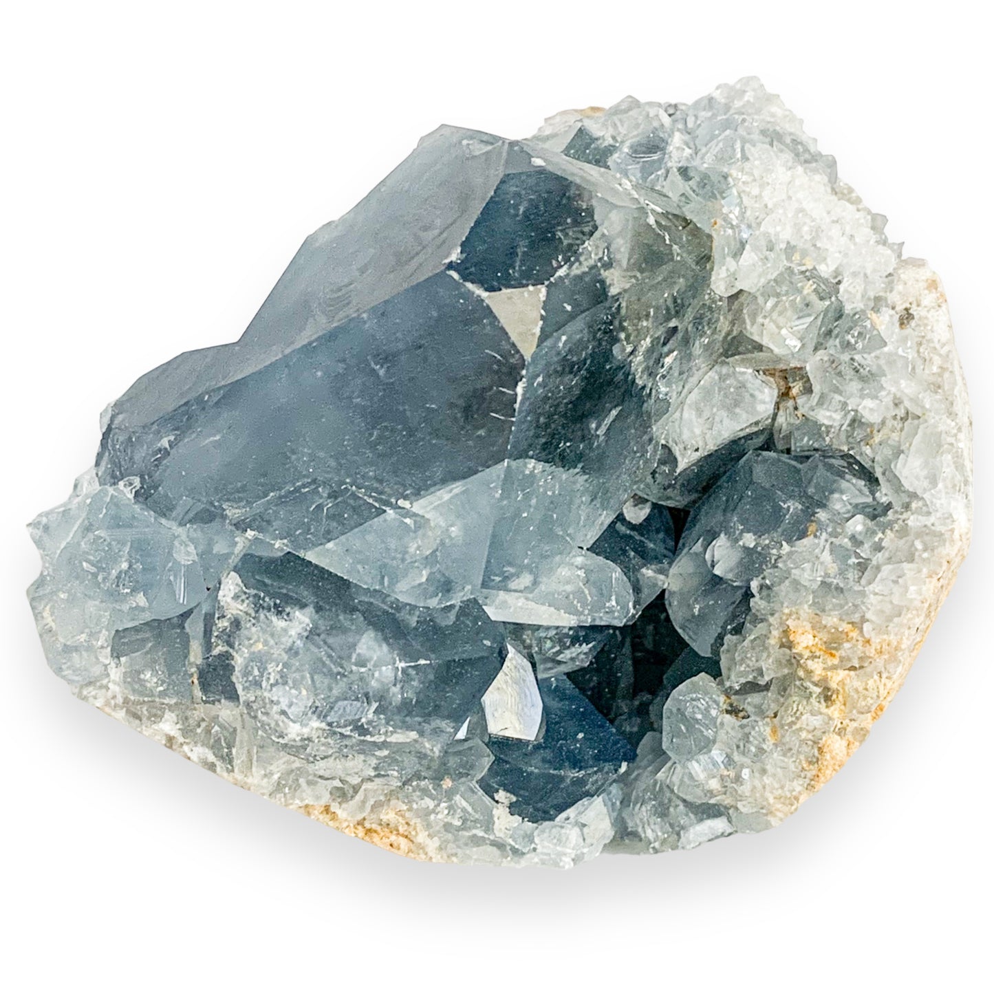Celestite Crystal Clusters: A Beautiful and Calming Addition to Any Space