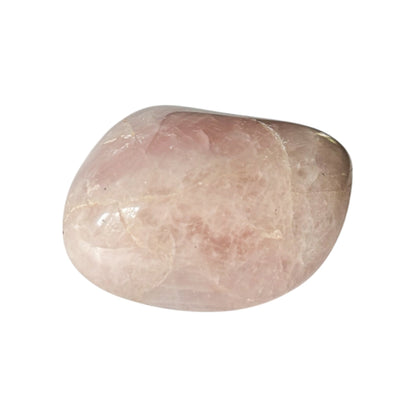 Medium polished Rose Quartz display piece for home décor or gifting.