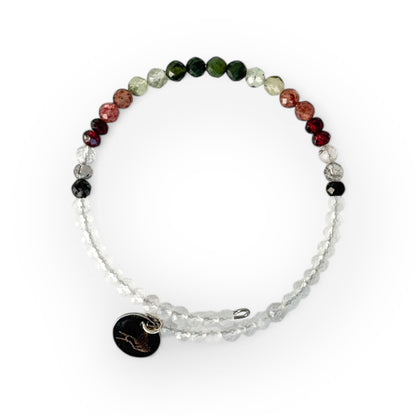 Tenacious Wrap Bracelet made with natural crystals for strength, perseverance, and determination.