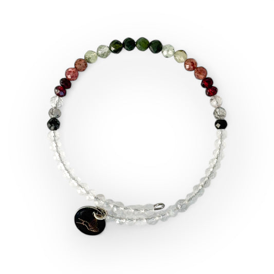 Tenacious Wrap Bracelet made with natural crystals for strength, perseverance, and determination.