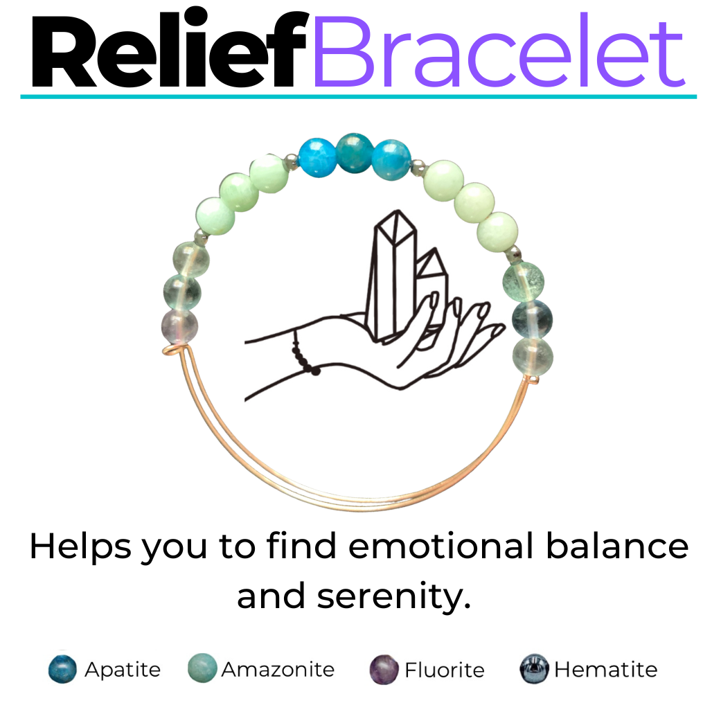 Relief Crystal Healing Bracelet