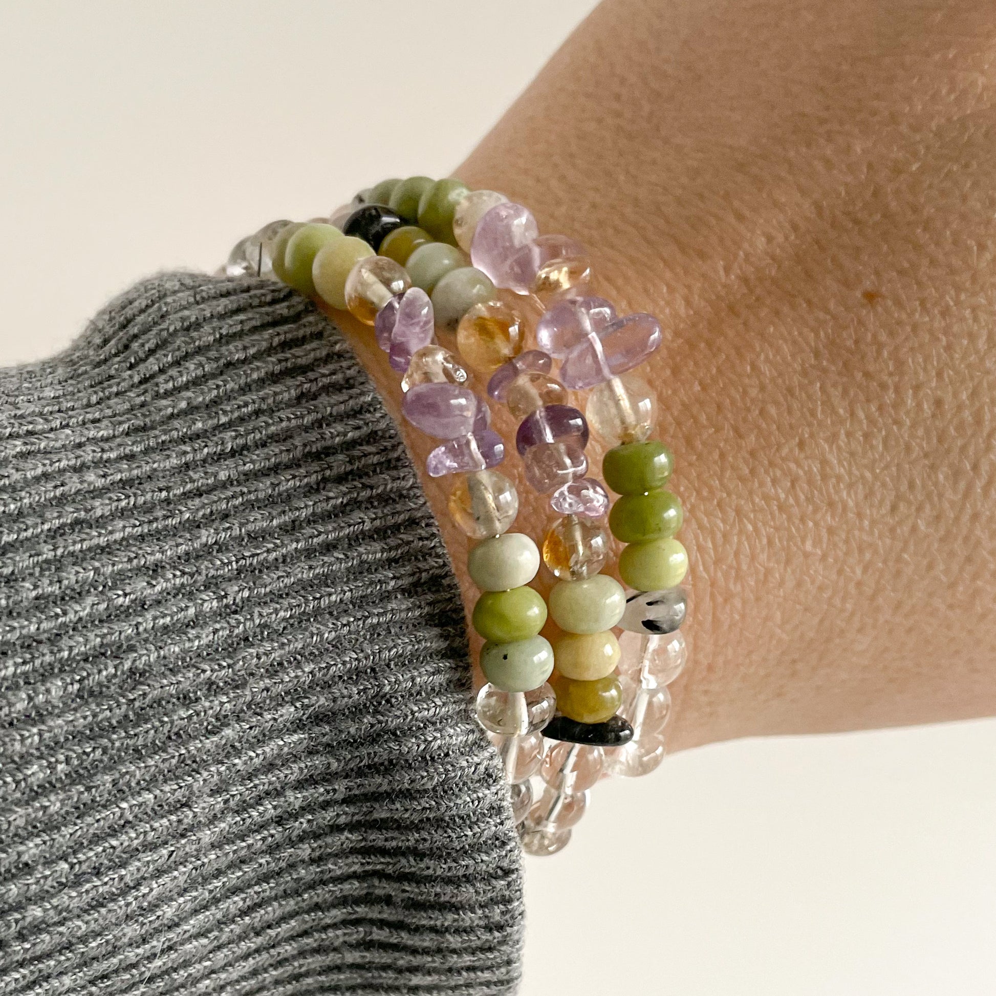 Stone Beads Bracelet | Charm Bracelet | Rock This Way Crystal Shop