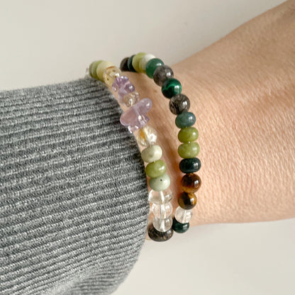 Stone Beads Bracelet | Charm Bracelet | Rock This Way Crystal Shop