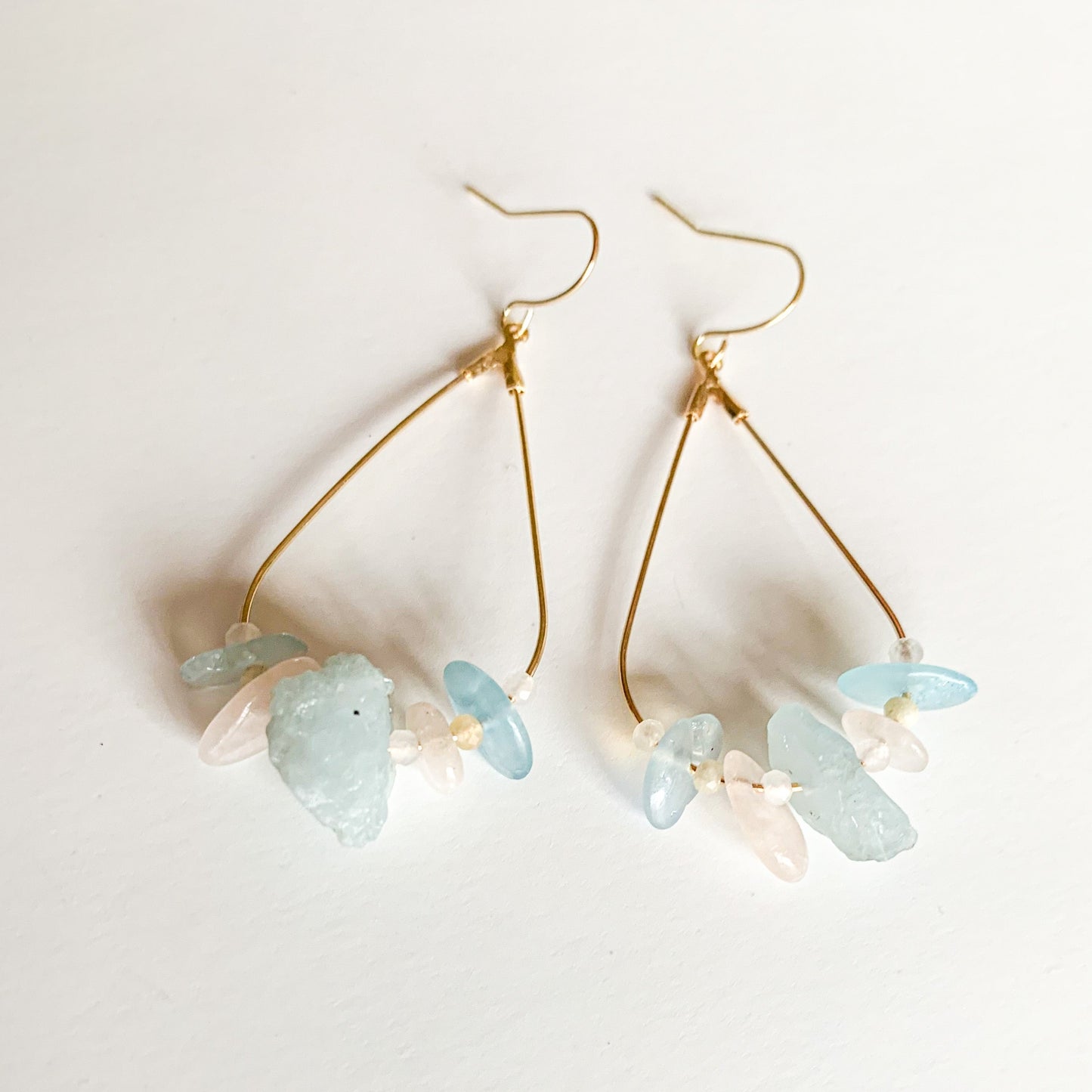 Gold Teardrop Earrings | Gold Earrings | Rock This Way Crystal Shop