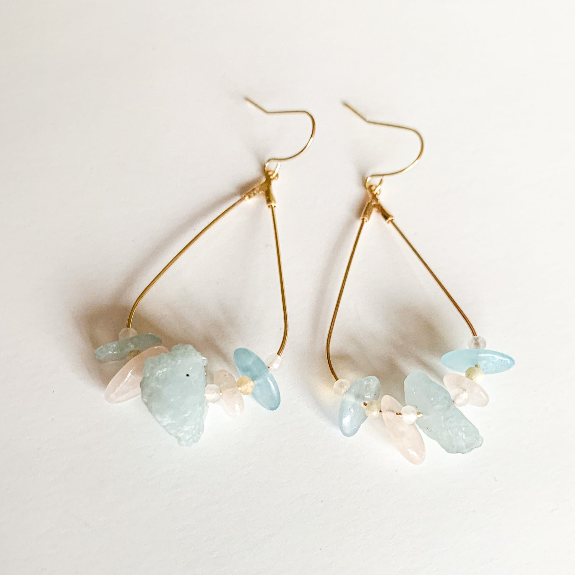 Gold Teardrop Earrings | Gold Earrings | Rock This Way Crystal Shop